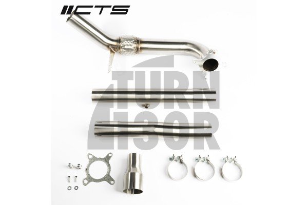 CTS Turbo  Decat Downpipe Golf 6 R / S3 8P / TTS 8J 