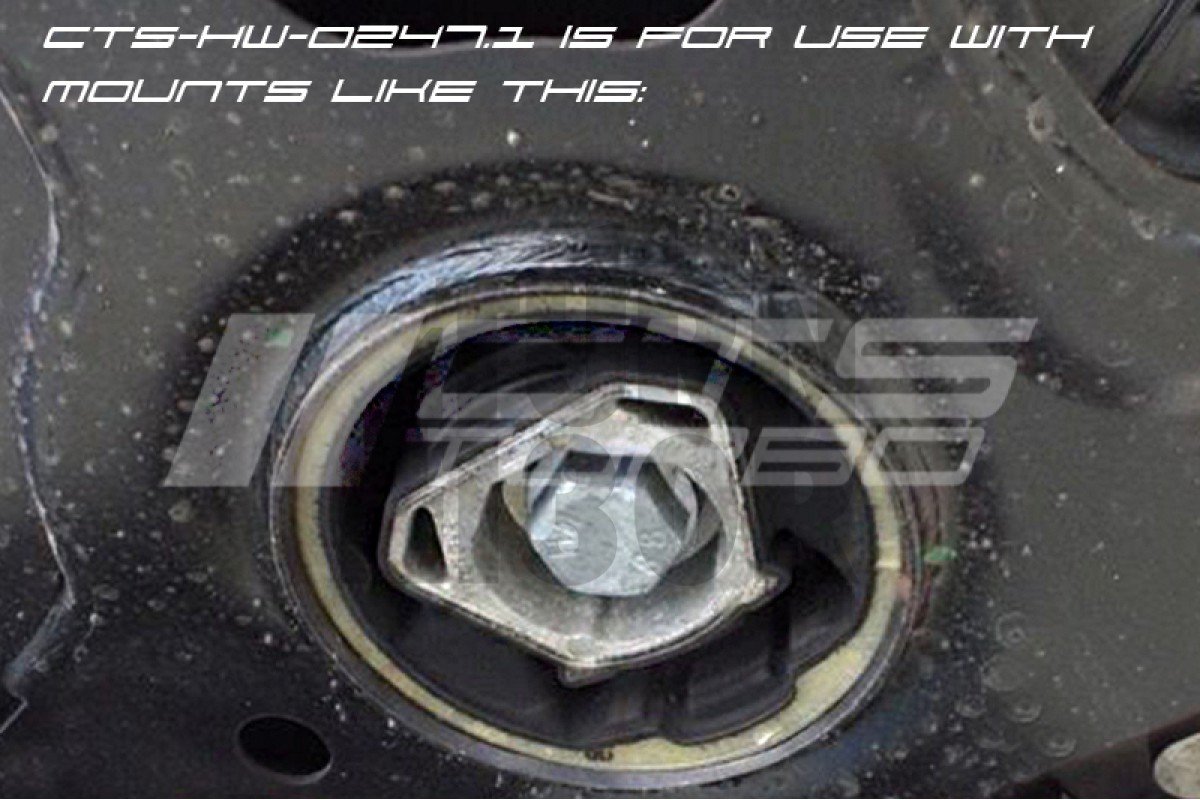CTS Turbo  Dogbone Mount Insert Golf 7 GTI / Golf 7 R / Leon 3 Cupra / S3 8V / TT 8S