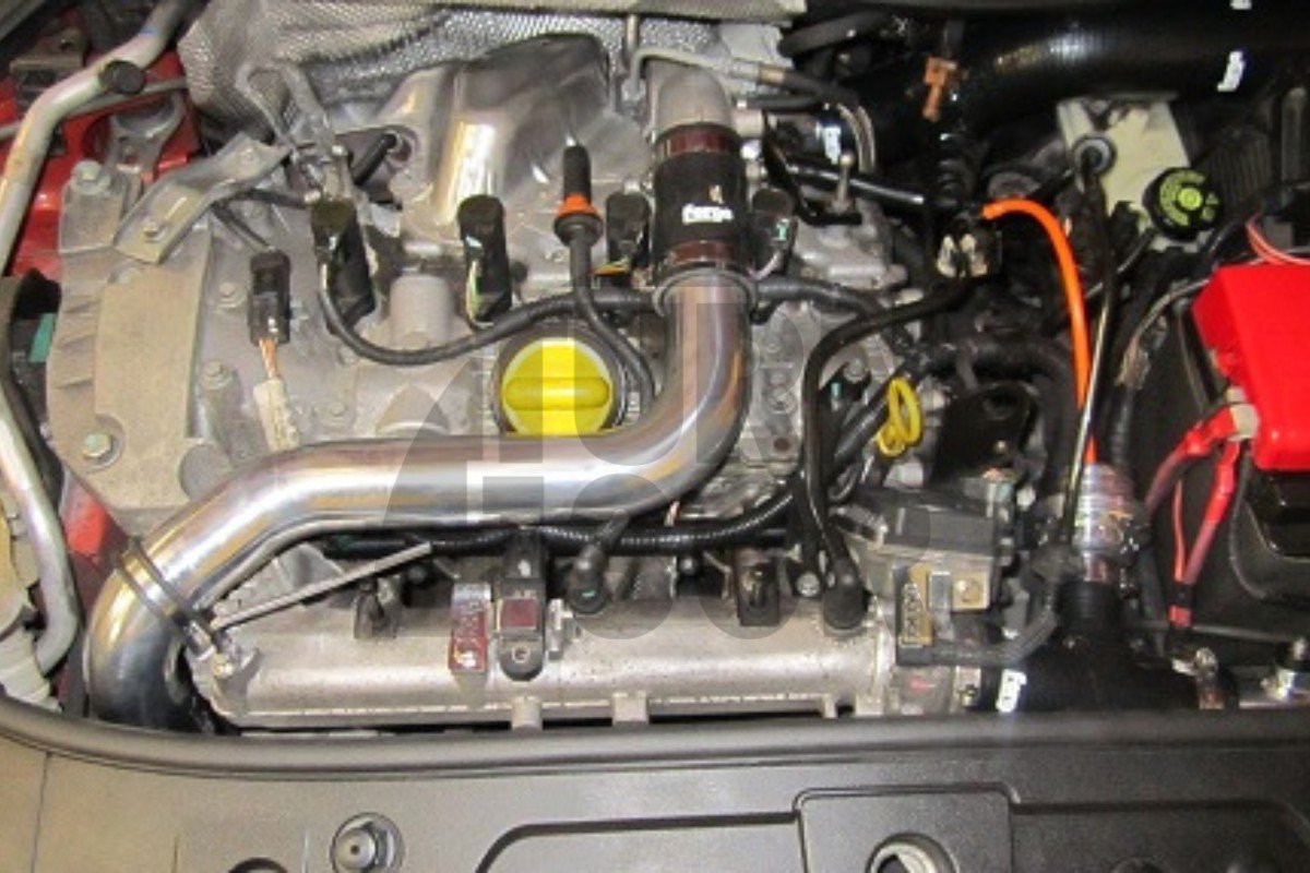 Megane 2 RS Forge polished alloy boost hard pipe