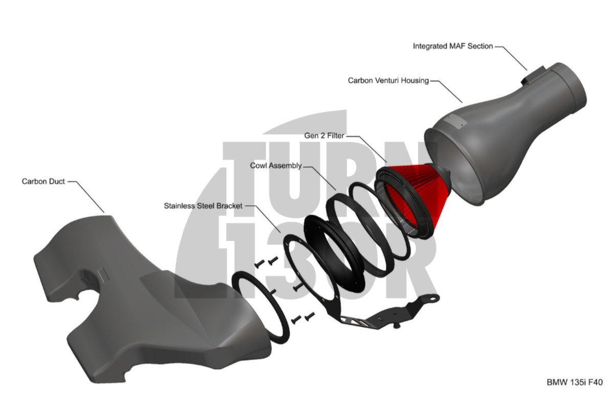 Eventuri Carbon Fiber Intake System for BMW 135i / 235i F40