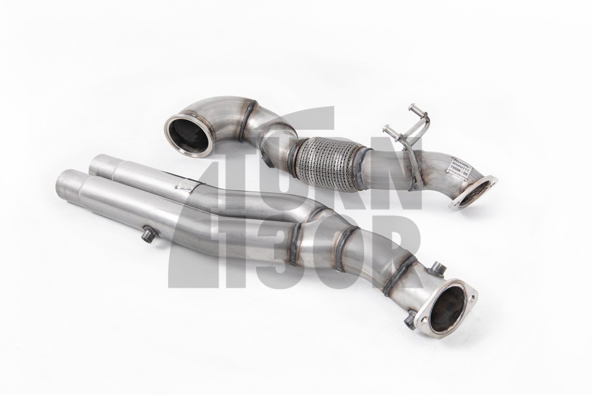 Milltek Large-bore Downpipe and De-cat for Audi RS3 8V - 8V5 / 8Y / TTRS Mk3 8S / RSQ3