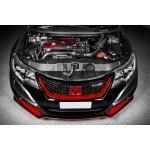 Honda Civic Type R FK2 / FK8 Carbon Fiber / Red Kevlar Engine Cover by Eventuri