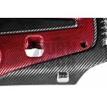 Honda Civic Type R FK2 / FK8 Carbon Fiber / Red Kevlar Engine Cover by Eventuri