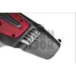 Honda Civic Type R FK2 / FK8 Carbon Fiber / Red Kevlar Engine Cover by Eventuri